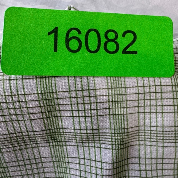 The North Face Men's XL Green Plaid Button Up Performance Shirt Hiking Fishing - Picture 16 of 16